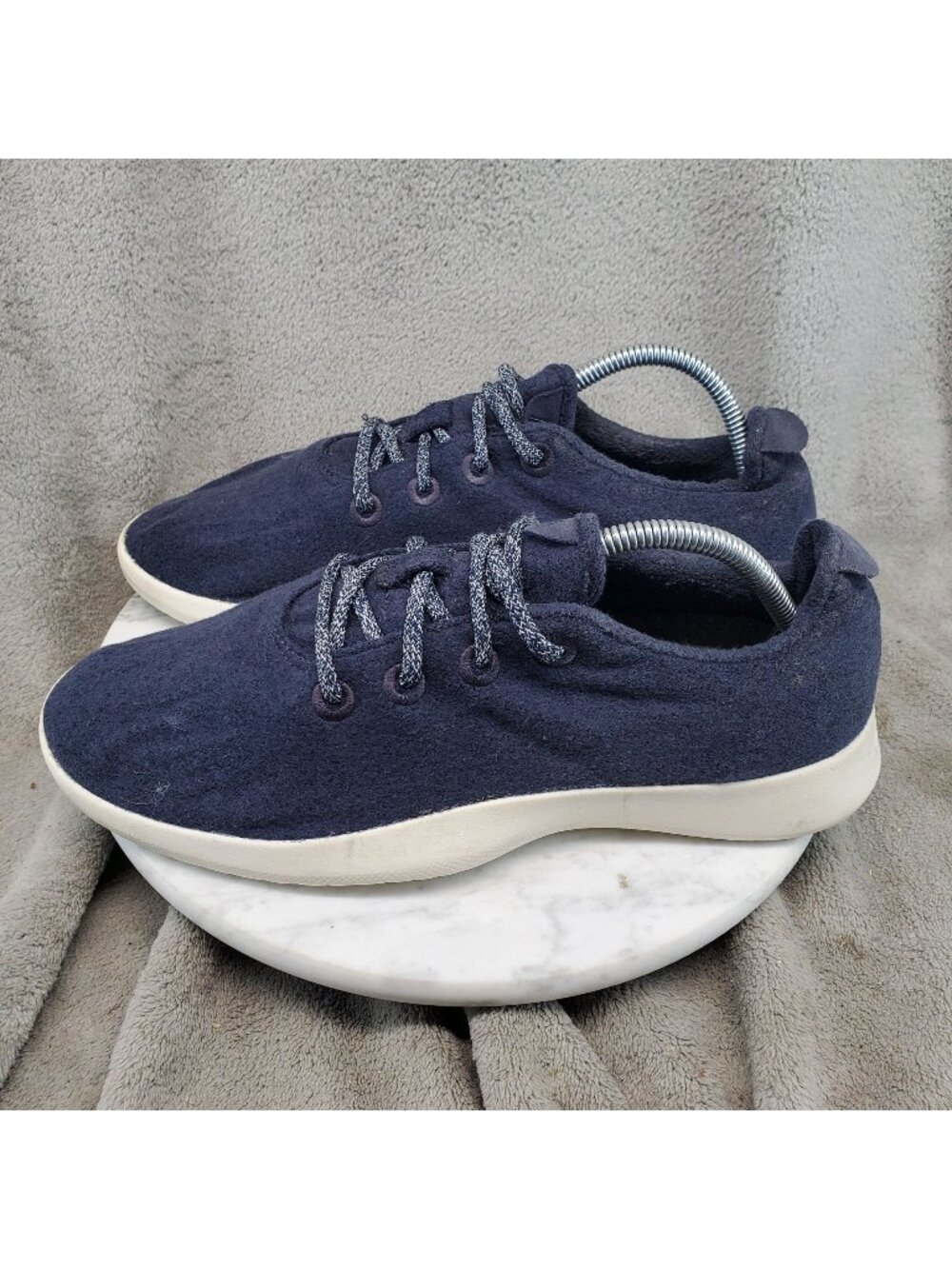 Allbirds Shoes Mens Size 10 Blue Wool Runners Merino Wool Sneakers